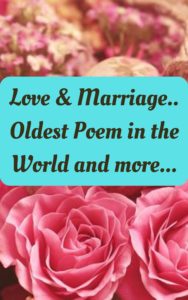 oldest poem in the world