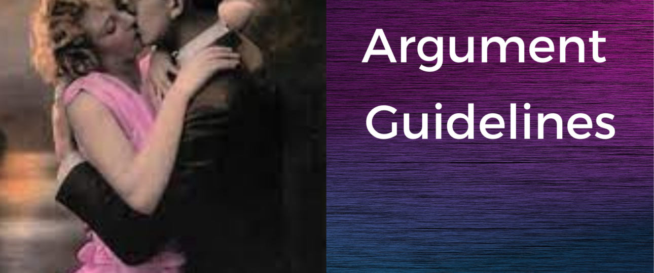Argument Guidelines relationship advice