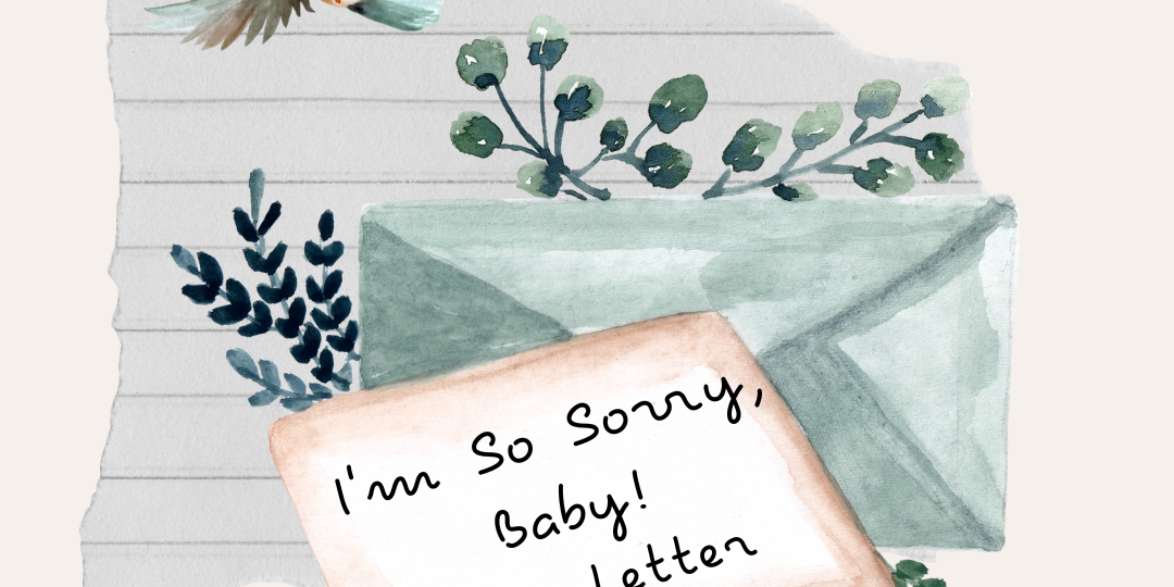 I am so sorry love letter example idea