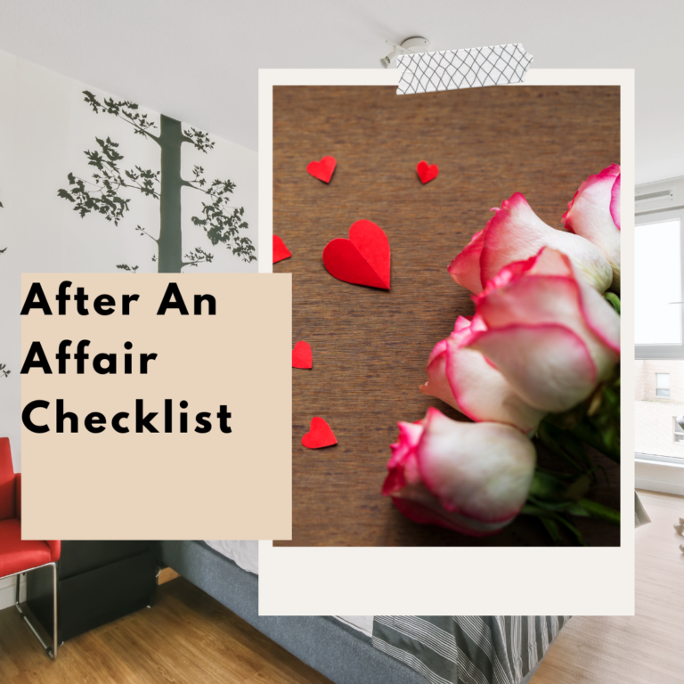 After An Affair Checklist
