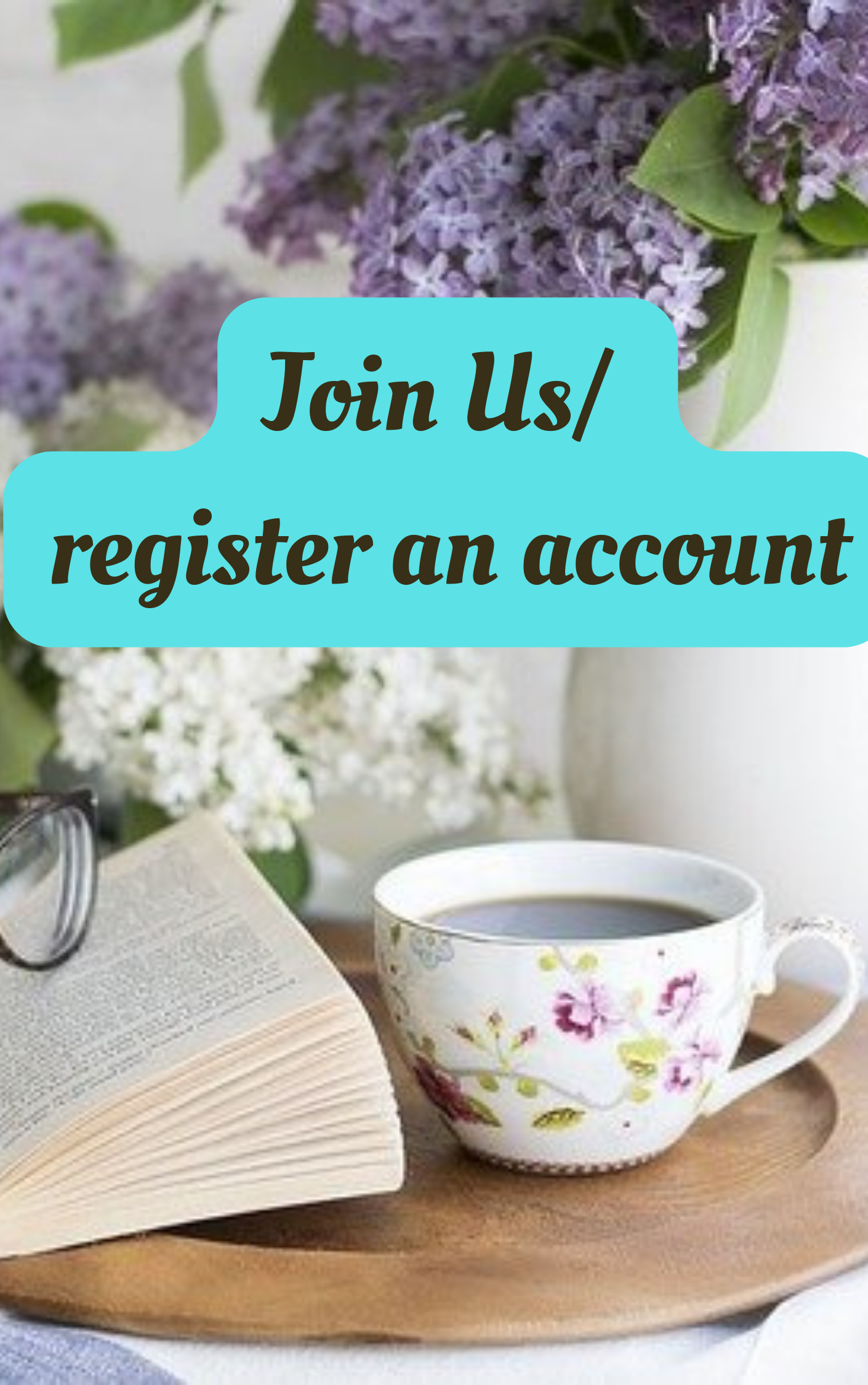 register account with us