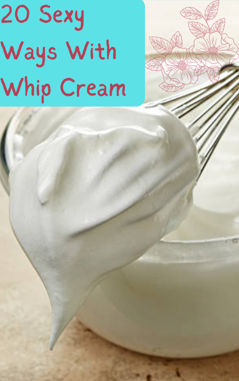 20 Sexy Ways With Whip Cream