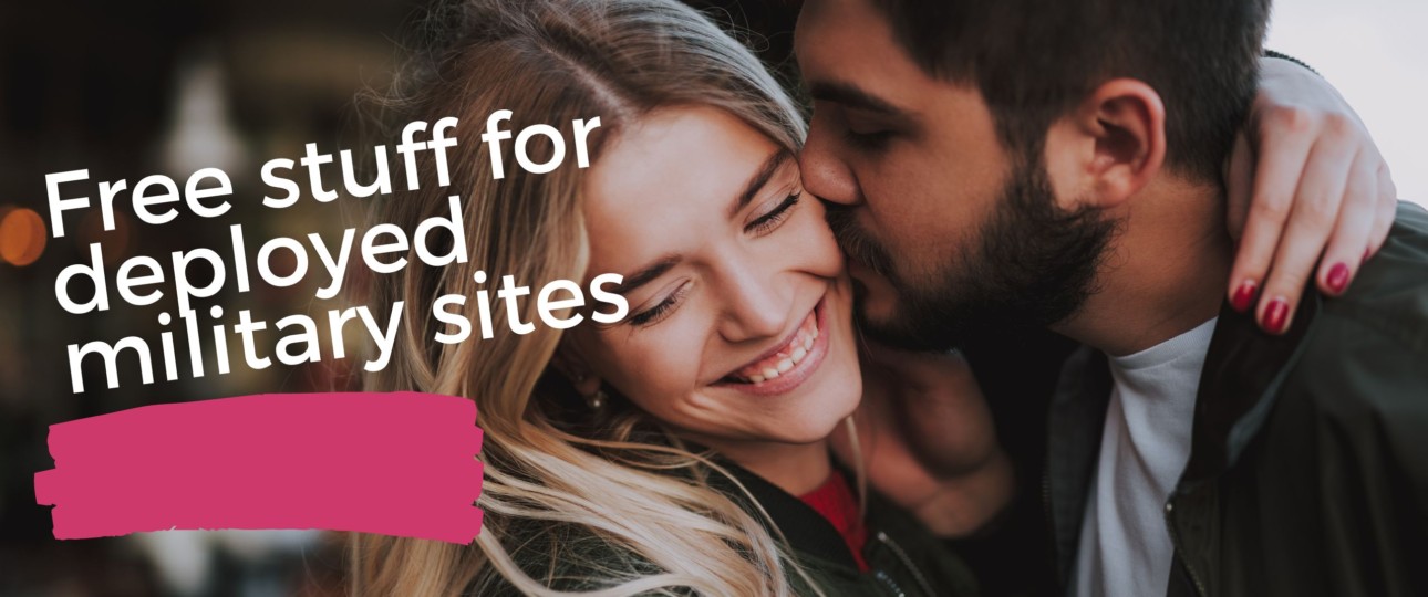Free stuff for deployed military sites
