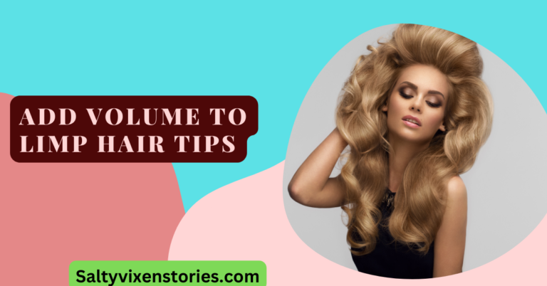 Add Volume to Limp Hair Tips