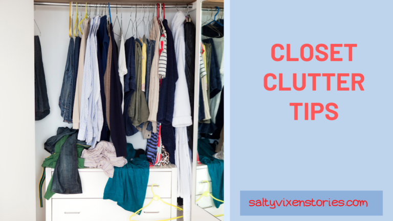 Closet Clutter Tips