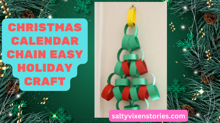 Christmas Calendar Chain Easy Holiday Craft