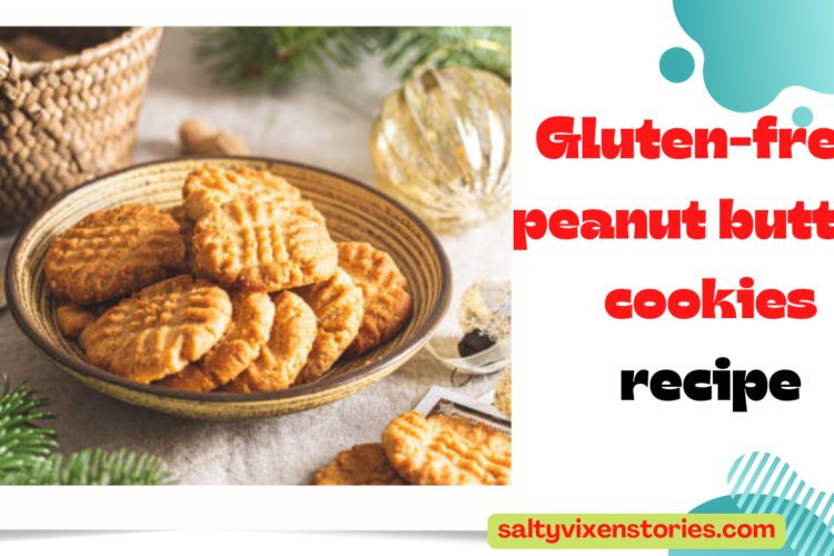 gluten free peanut butter flourless cookie recipe salty vixen
