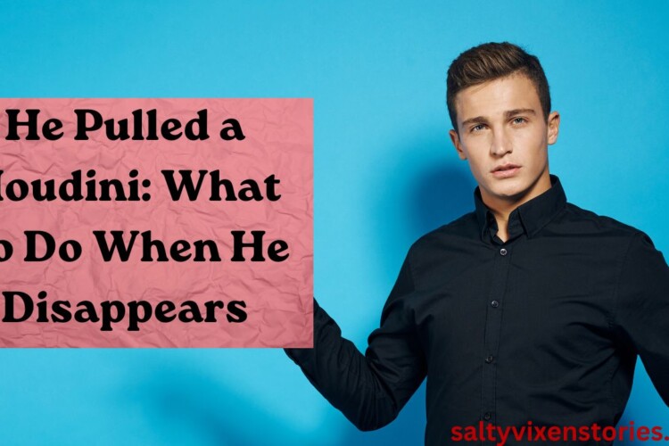 he ghosted me what do I do now