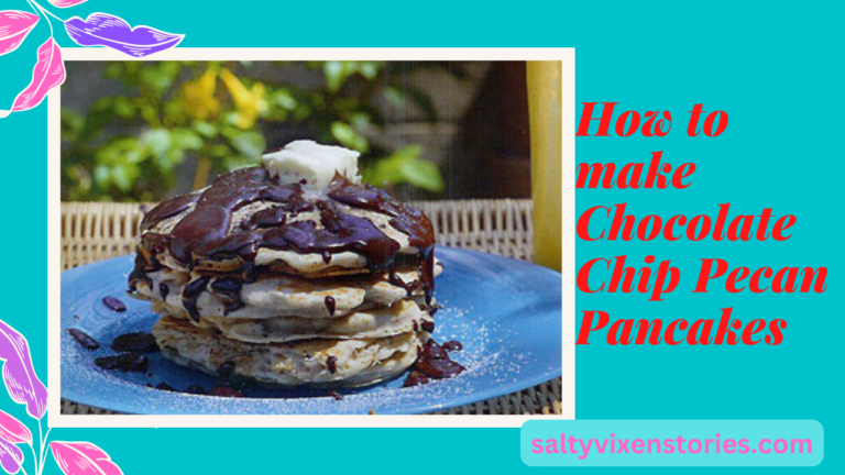 How to make Chocolate Chip Pecan Pancakes