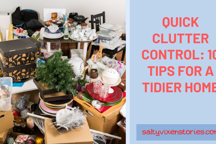 salty vixen quick clutter control ideas
