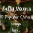 salty vixen top 10 christmas poular songs list