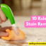 10 Rules for Stain Removal
