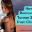 How Do I Remove Self Tanner Stains from Clothes