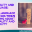 How Language Matters When Talking About Sexuality and Disability