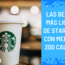 Las bebidas mas ligeras de Starbucks con menos de 200 calorias