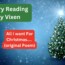 poetry reading all I want for xmas