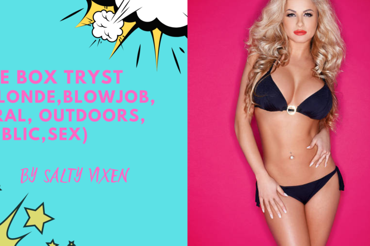 tee box tryst blonde blowjob outdoor public story