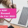 Amazon KDP Erotica Banned Keywords List 2023