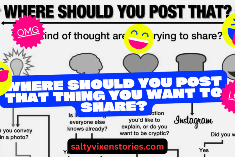 Where Should You Post That Thing You Want to Share