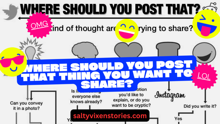 Where Should You Post That Thing You Want to Share?