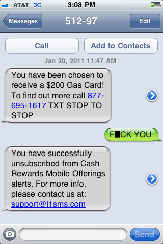 how stop phone spam.a1