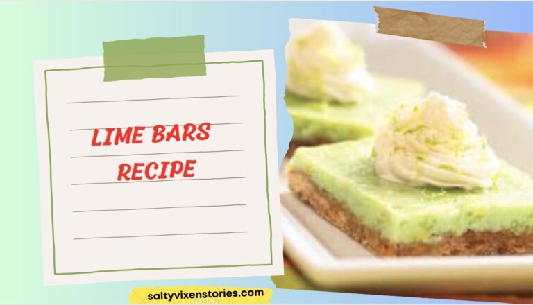 Lime Bars- Easter Recipe