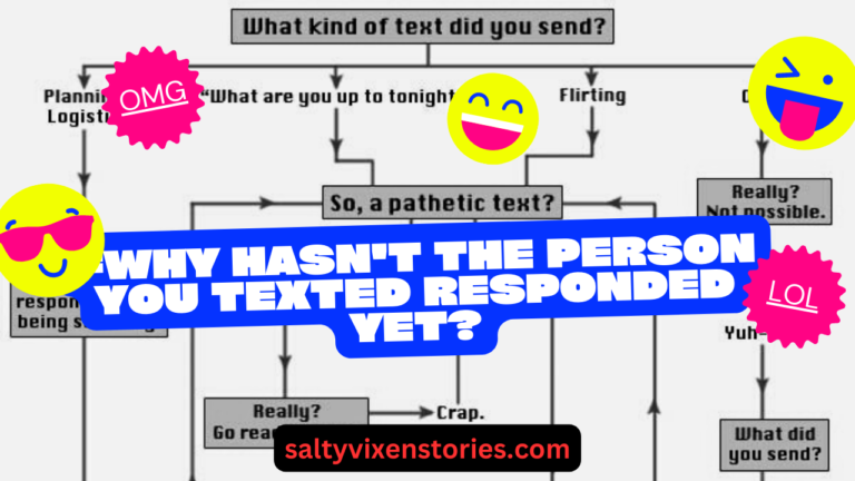 Flowchart: Why Hasn’t the Person You Texted Responded Yet?