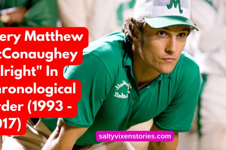 Every Matthew McConaughey Alright video