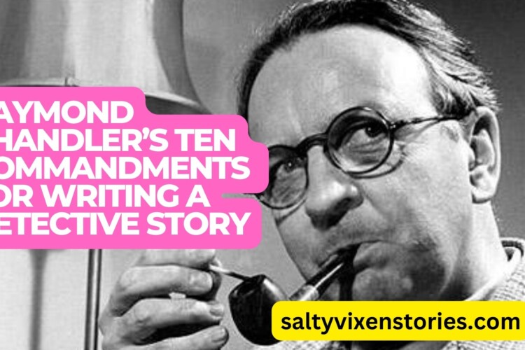 Raymond Chandlers Ten Commandments for Writing a Detective Story