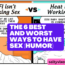 The 6 Best AND WORST Ways to Have Sex humor