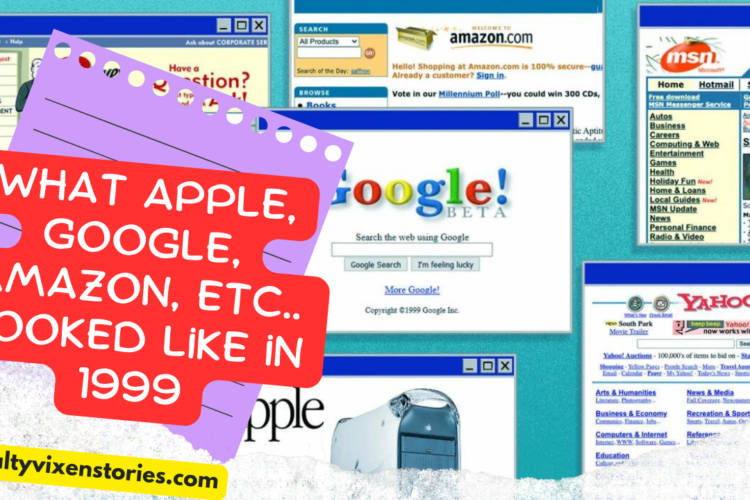 What Apple Google Amazon etc. looked like in 1999