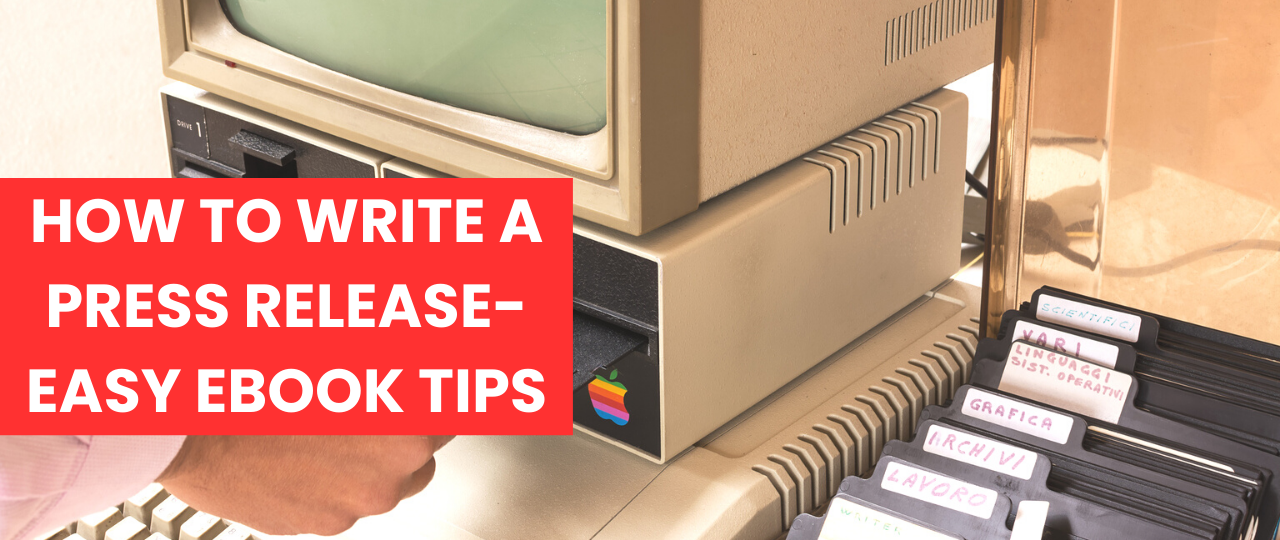 how to write a press release for ebook 2023