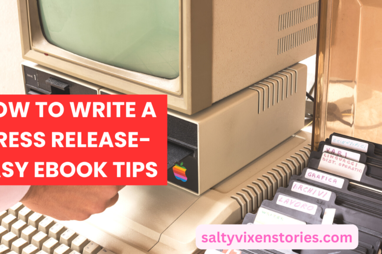how to write a press release for ebook 2023
