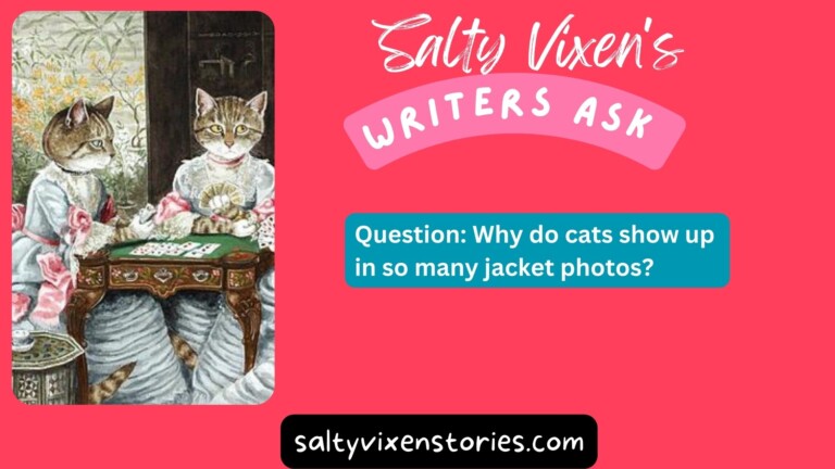 Why do cats show up  in so many jacket photos?