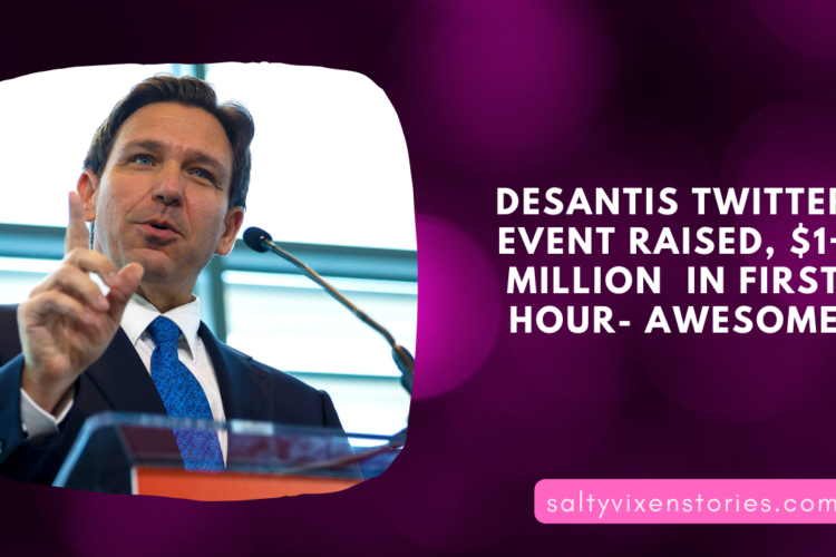 Desantis Twitter event raised one million dollars