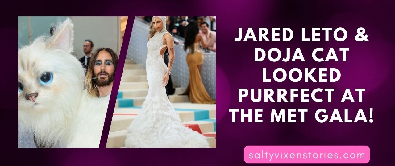 Jared Leto Doja Cat looked purrfect at the Met Gala