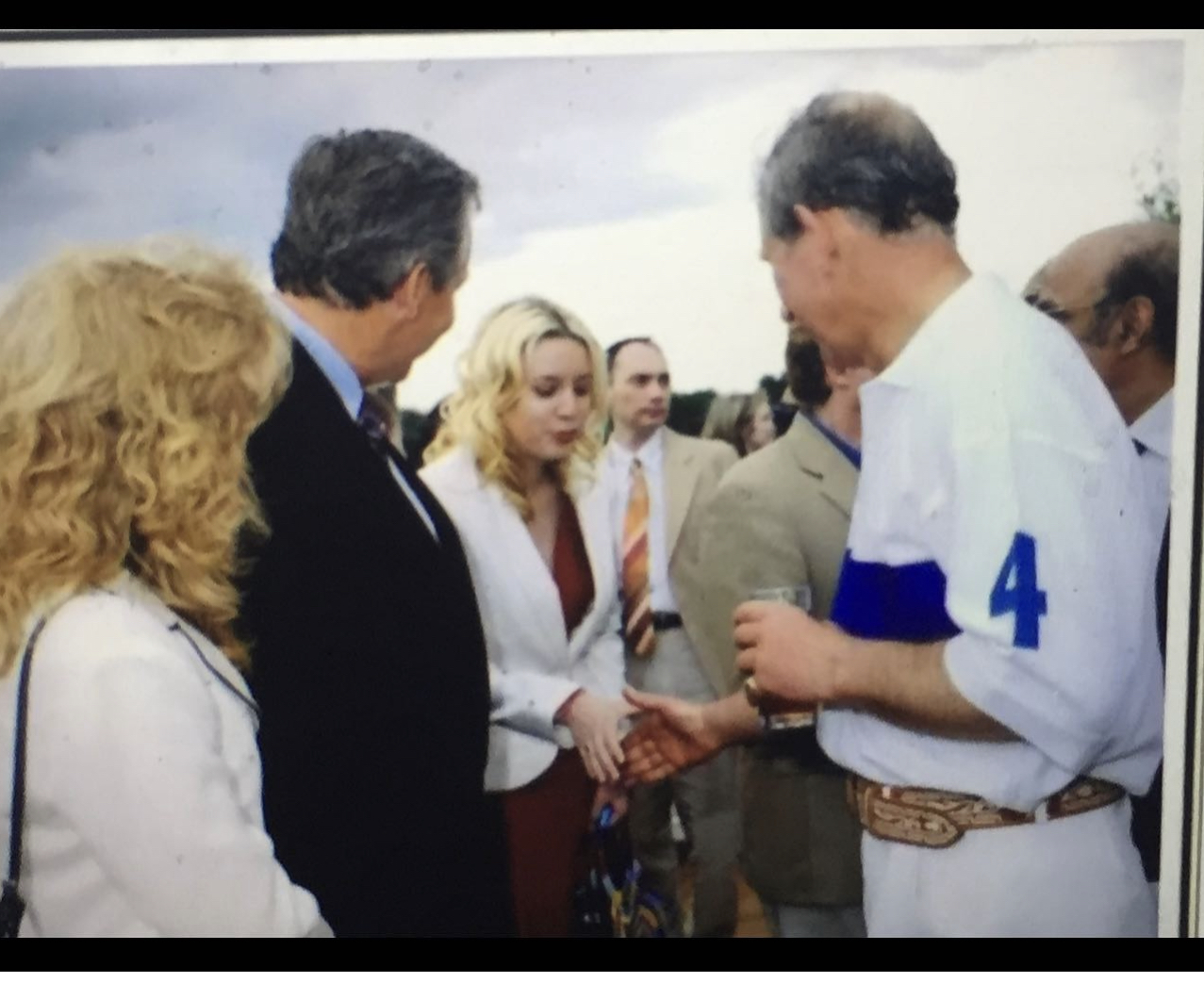 King Charles III and I at a polo match