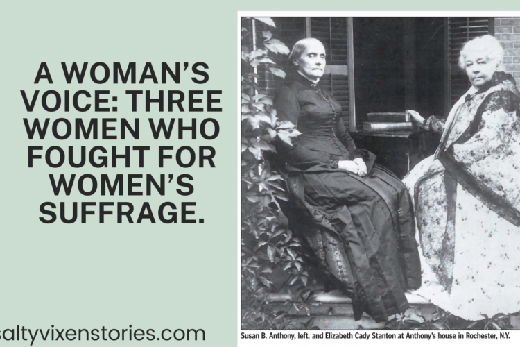 A Womans Voice Three women who fought for womens suffrage