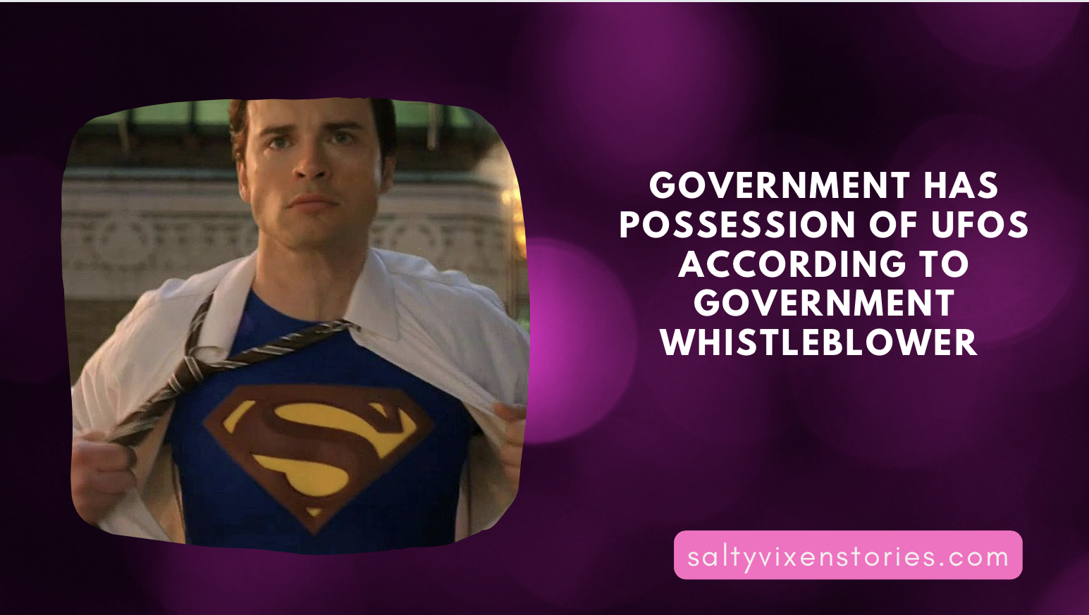 Government has UFOs according to Government Whistleblower