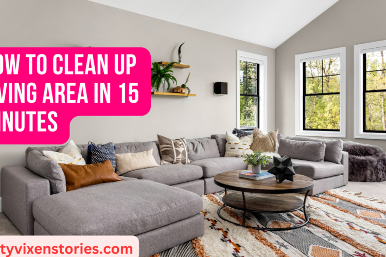 How To Clean Up Living Area In 15 Minutes