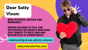 Men: Players, Daters and Marriers