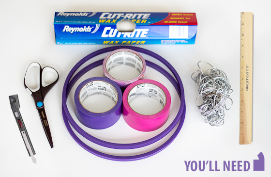 DIY Duct Duck Tape Pendant Lamp Shade2