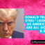 Donald Trump 22Blue Steel22 look is a for us Americans we are all sick of the B.S