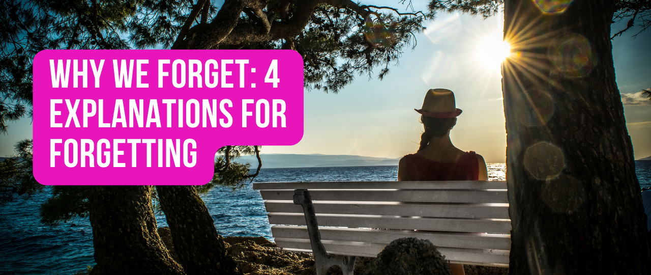 Why We Forget 4 Explanations for Forgetting