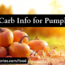 Carb Info for Pumpkin