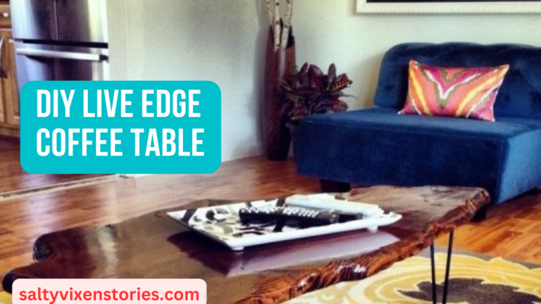 DIY Live Edge Coffee Table