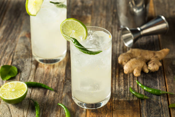 Ginger Lime Long Tail cocktail