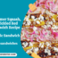 Grilled Summer Squash feta and Pickled Red Onion Sandwich Recipe