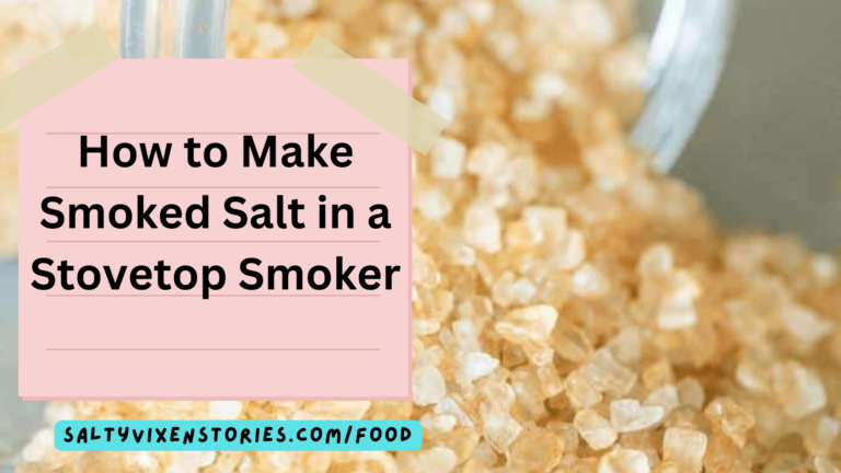 How to Make Smoked Salt in a Stovetop Smoker