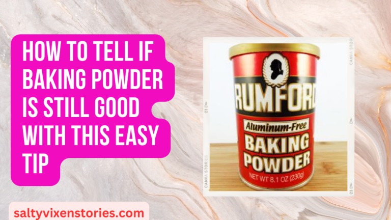 How to Tell If Baking Powder is Still Good With this Easy Tip